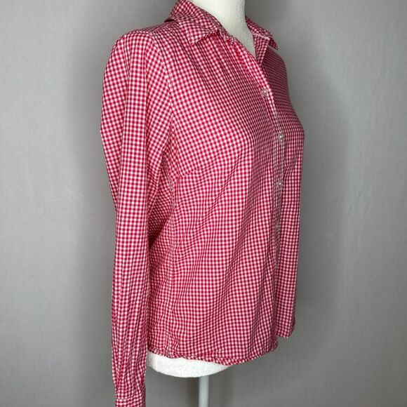 H&M gingham picnic button up shirt - Picture 3 of 6